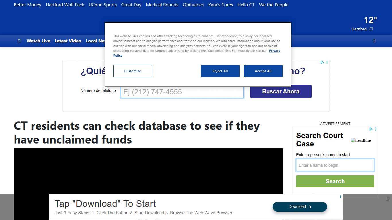 CT residents can check database to see if they have unclaimed funds